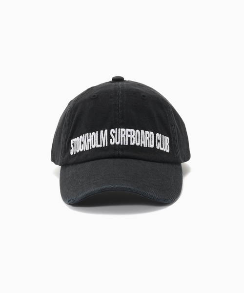 Stockholm (Surfboard) Club キャップ 黒ブラック Stockholm Surfboard Club（ストックホルムサーフボードクラブ