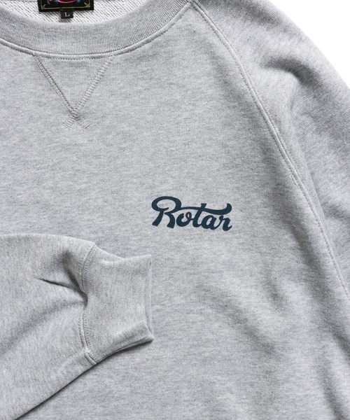 「ROTAR」 スウェットカットソー LARGE ブラック メンズ_画像7