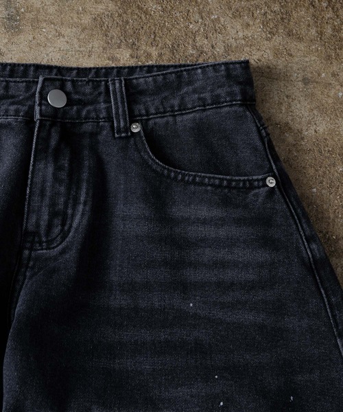 ADAMASTE ジーンズ Paint Wide Barrel Denim - ペイントワイドカーブ