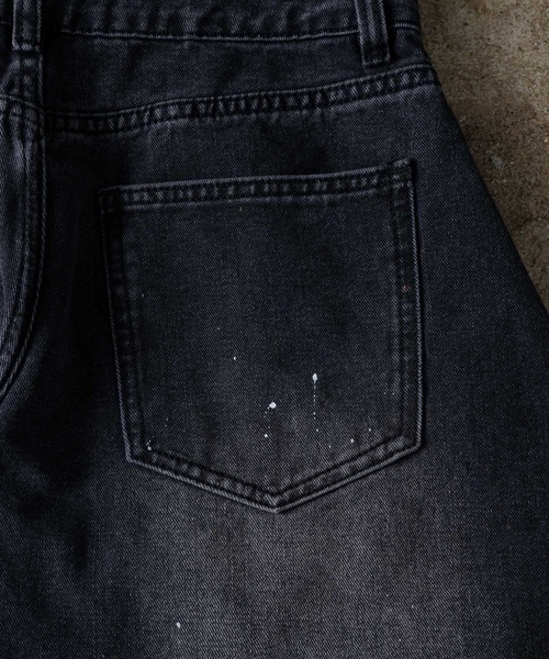 ADAMASTE ジーンズ Paint Wide Barrel Denim - ペイントワイドカーブ