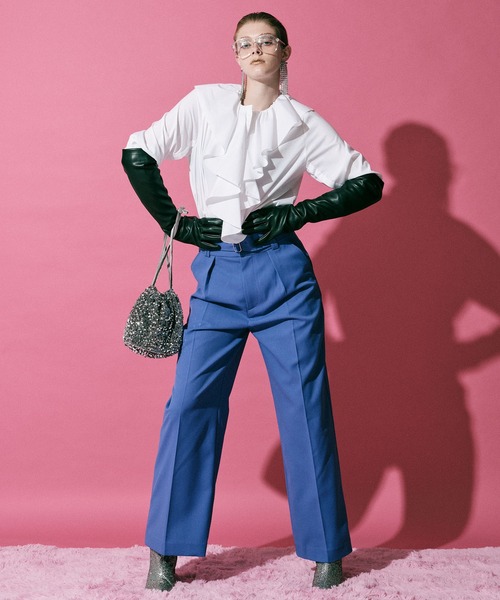 「MAISON SPECIAL」 パンツ 38 グリーン レディース_画像6