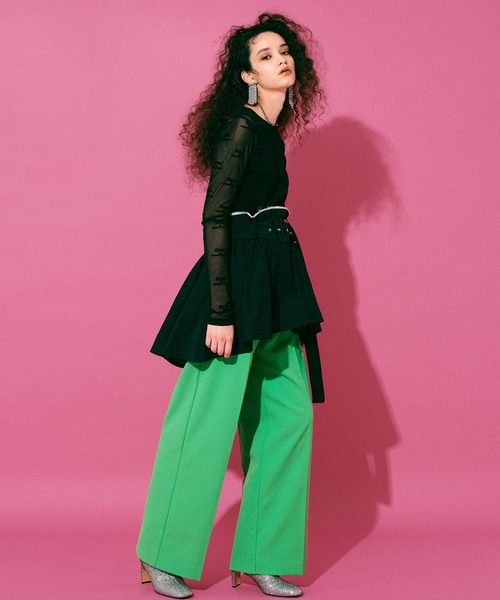 「MAISON SPECIAL」 パンツ 38 グリーン レディース_画像7
