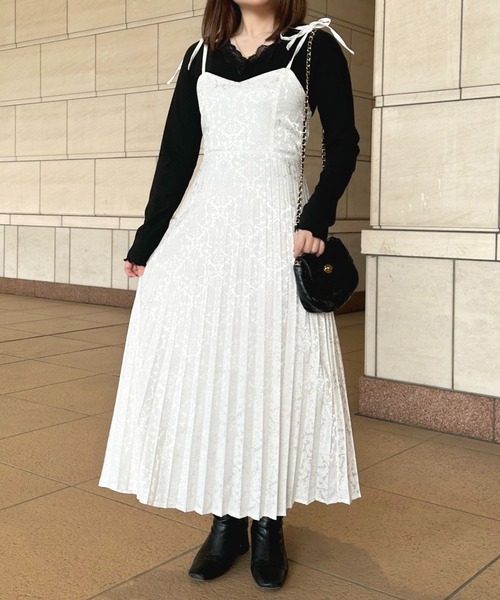 「apres jour」 キャミソールワンピース X-LARGE ピンク レディース_画像6