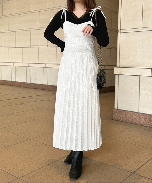 「apres jour」 キャミソールワンピース X-LARGE ピンク レディース_画像8