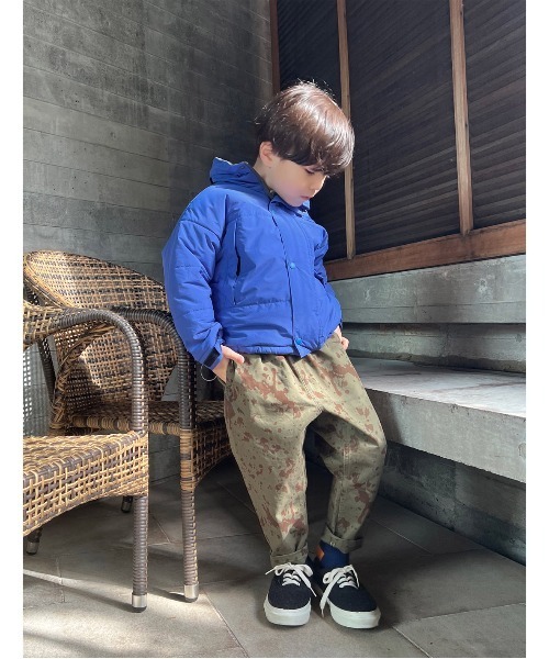 「GROOVY COLORS」 「KIDS」イージーパンツ 130 チャコールグレー キッズ_画像3