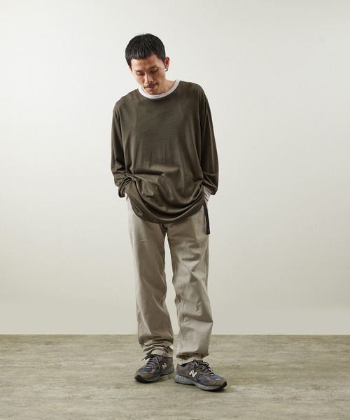 「And A」 「GRAMICCI」イージーパンツ SMALL セージグリーン メンズ_画像3
