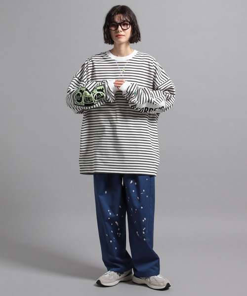 「GEORGE'S」 イージーパンツ MEDIUM スカイブルー メンズ_画像8