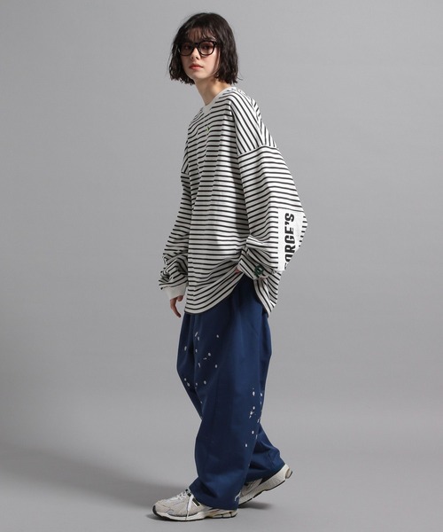 「GEORGE'S」 イージーパンツ MEDIUM スカイブルー メンズ_画像9