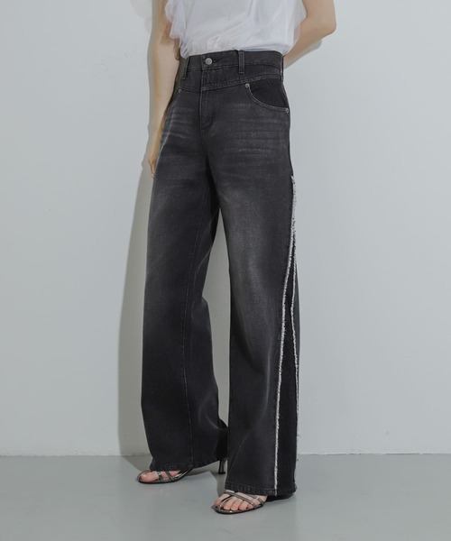 「SENSE OF PLACE by URBAN RESEARCH」 デニムパンツ MEDIUM ブルー レディース_画像2