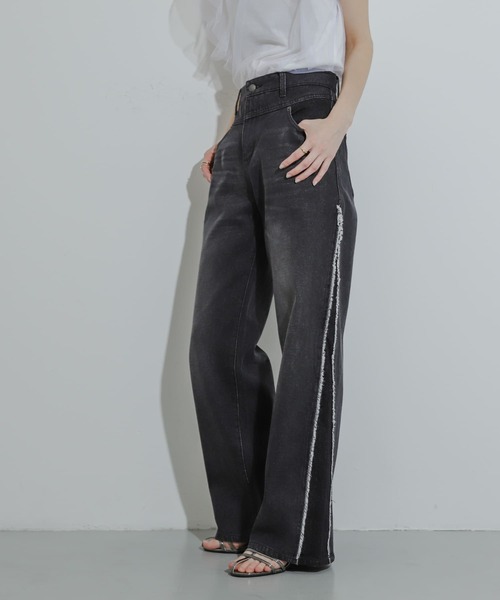 「SENSE OF PLACE by URBAN RESEARCH」 デニムパンツ MEDIUM ブルー レディース_画像5