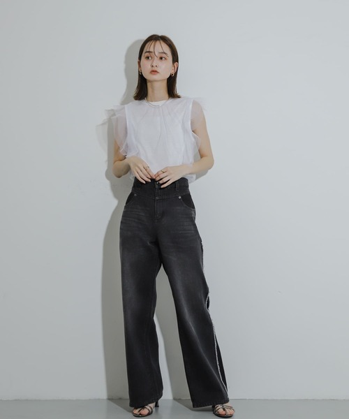 「SENSE OF PLACE by URBAN RESEARCH」 デニムパンツ MEDIUM ブルー レディース_画像8