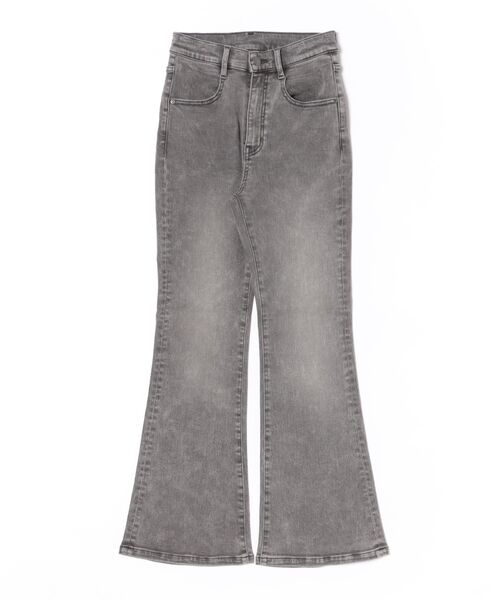Who want it. グレー ブーツカットデニム Heather（ヘザー） ブーツカットデニムパンツ M グレー レディース
