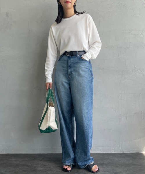 「Healthknit」 長袖カットソー F ブラック レディース_画像7