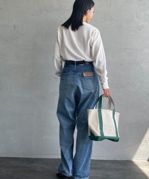「Healthknit」 長袖カットソー F ブラック レディース_画像8