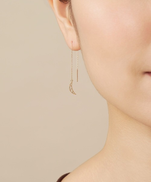 va vendome aoyama ピアス K10YG ダイヤモンド ピアス レディース 