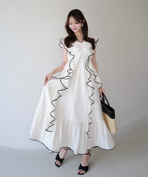Eimy istoire PIERIS DRESS ワンピース オフホワイト Eimy istoire