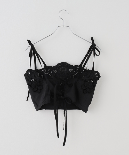 IENA（イエナ） ブラウス シャツ Heriter/エリテ cutwork bustier