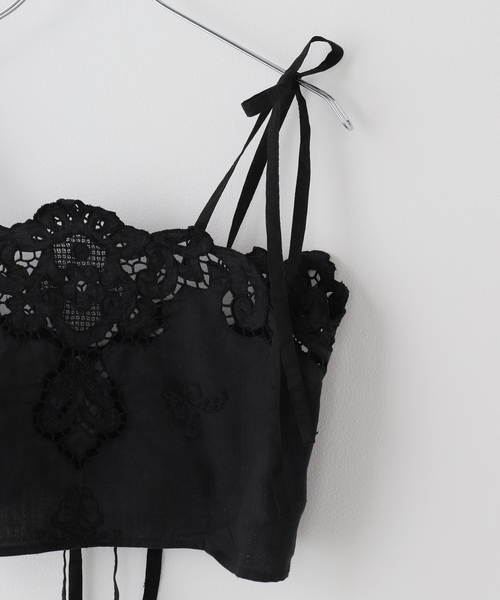 IENA（イエナ） ブラウス シャツ Heriter/エリテ cutwork bustier