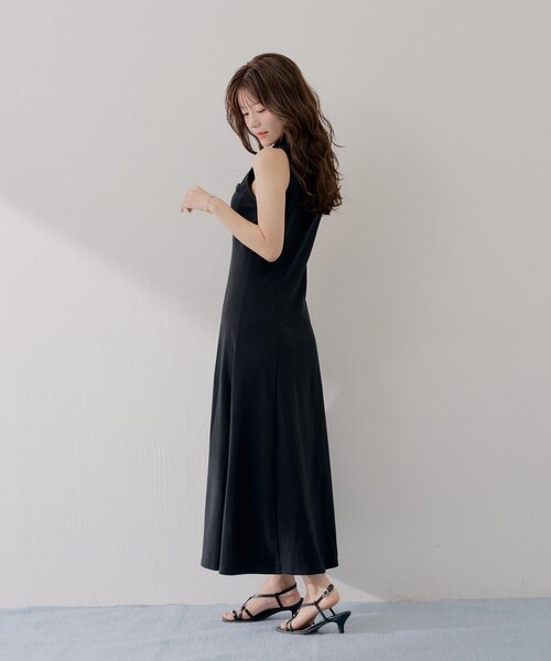 chico ワンピース Chico（チコ） ワンピース 「SALON by Chico」ノースリポロタイト