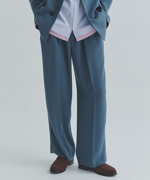 CULLNI（クルニ） ワイドパンツ スラックス Double Satin Decorative