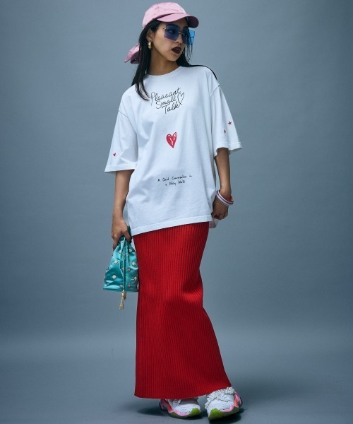 「GEVS.」 半袖Tシャツ 3L スミクロ レディース_画像3
