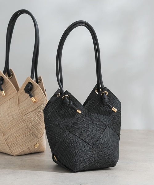 「URBAN RESEARCH ROSSO WOMEN」 ハンドバッグ - ブラック レディース