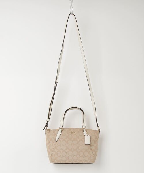 COACH 2WAY トートバッグ ベージュ COACH（コーチ） 2WAYバッグ - ベージュ レディース : ZOZOTOWN Yahoo