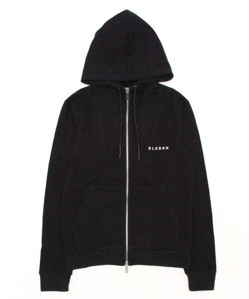 「L.H.P」 ジップアップパーカー M ブラック メンズ_画像4