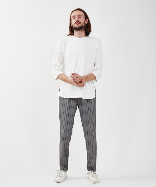 5351 POUR LES HOMMES　シアサッカーストライプパンツ 5351 POUR LES HOMMES パンツ ドライTRストライプパンツ メンズ