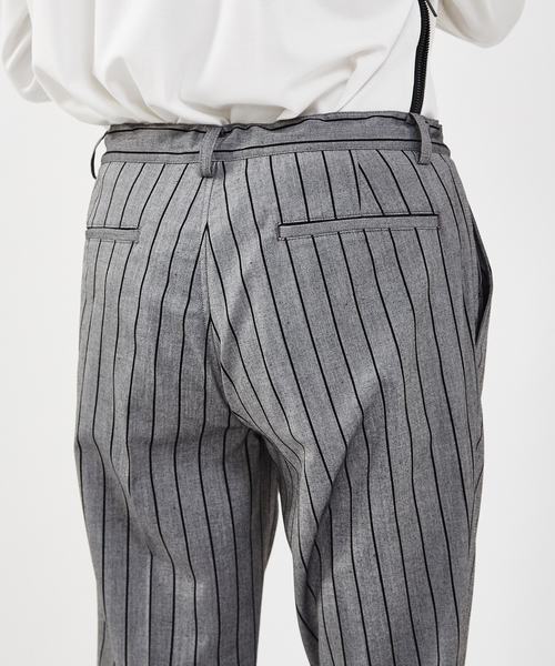5351 POUR LES HOMMES パンツ ドライTRストライプパンツ メンズ