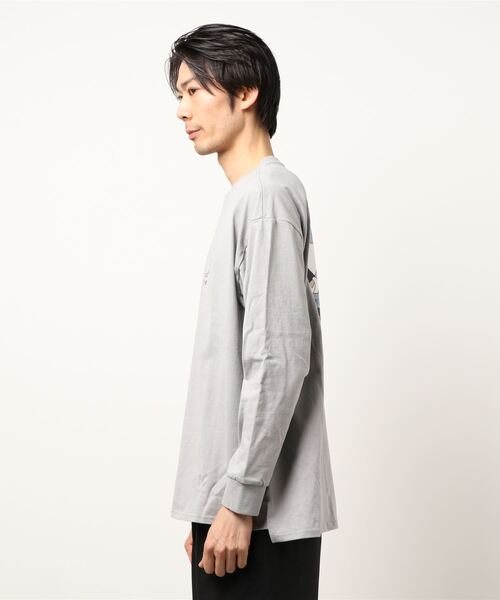 tシャツ ビッグシルエットバックプリントクルーネック長袖Tシャツ(IR) メンズ レディース | おしゃれスタ | 13