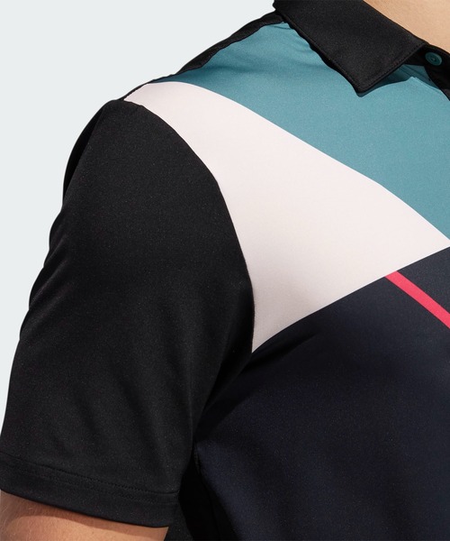 adidas - アディダスゴルフ カラーブロック切替◆半袖ポロ adidas アディダス ポロシャツ 半袖 メンズ ゴルフウェア GOLF