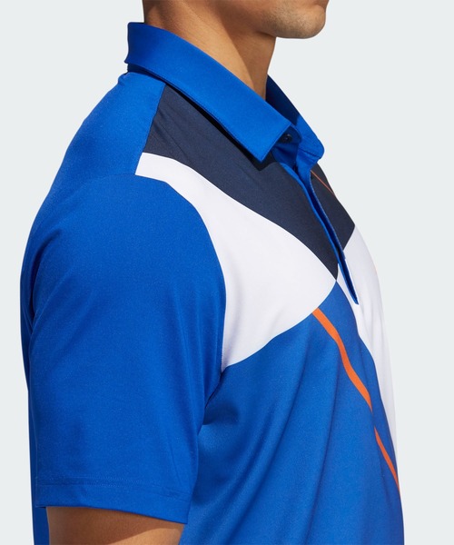 adidas - アディダスゴルフ カラーブロック切替◆半袖ポロ adidas ポロシャツ ULTIMATE365 カラーブロック半袖ポロシャツ