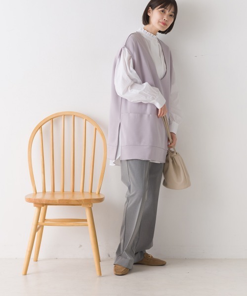 T278/美品 24SS IENA ニットベスト テープヤーンジレ M~L 白 T278/美品 24SS IENA ニットベスト テープヤーンジレ M~L 白