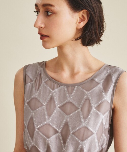 GRACE CLASS ドレス メタリックキカジャガードドレス : ZOZOTOWN Yahoo