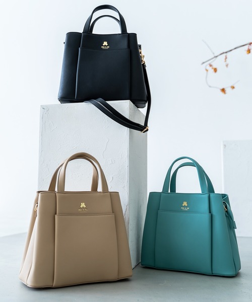 ⭐︎美品⭐︎ PAUL&JOE　本革ハンドバッグ PAUL&JOE ハンドバッグ PAUL ＆ JOE ACCESSOIRES (ポール