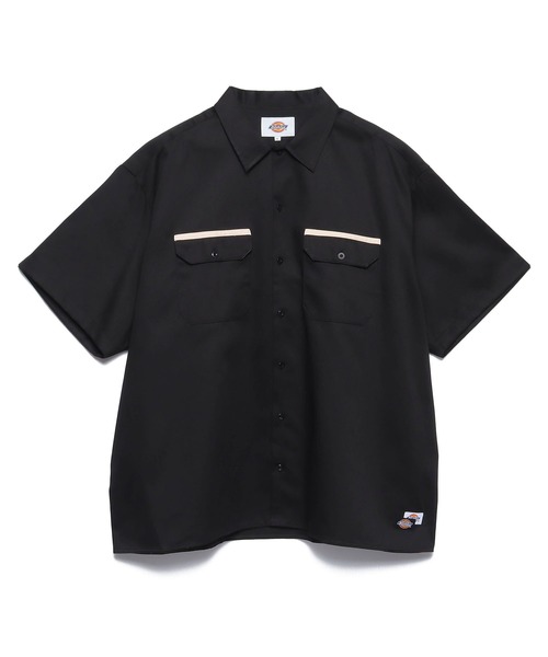 S'YTE ヨウジヤマモト × Dickies 半袖シャツ ワークシャツ Dickies シャツ 「Dickies」ワークシャツ（半袖 ）/ワイド