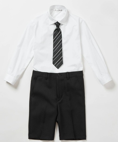 美品　卒業、入学　レジメンタルタイのベーシックスーツセット フォーマル 発表会 卒園式 入学式 レジメンタルタイのベーシック