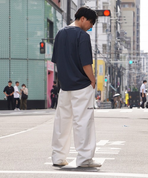 OUTIL コットンツイルワイドストレートパンツ　XL チノパン コットンツイル ワイドストレートチノパンツ｜トゥモローランド