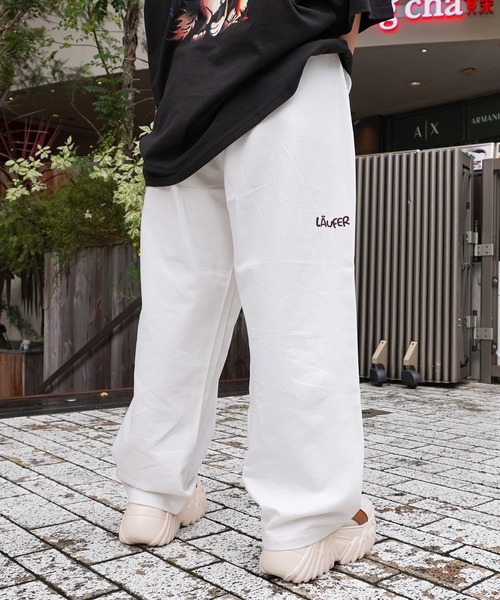 Laufer チノパン 「Laufer」コットンツイル ワイドパンツ