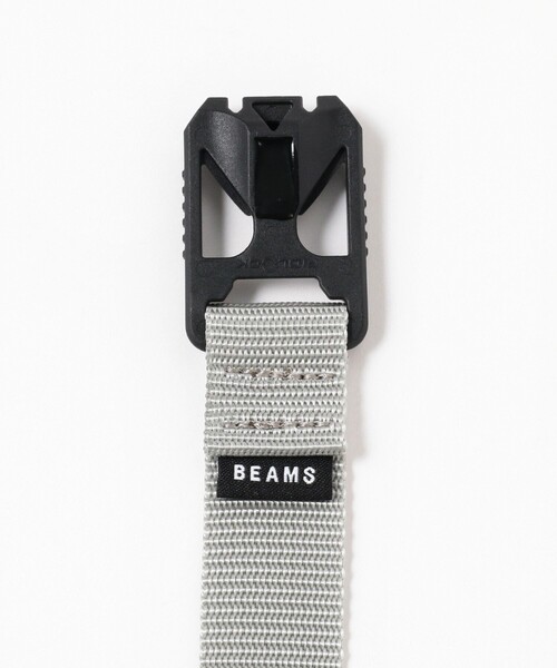 ビームス　シルバーベルト BEAMS（ビームス）ミリタリー バックル ベルト（ファッション雑貨