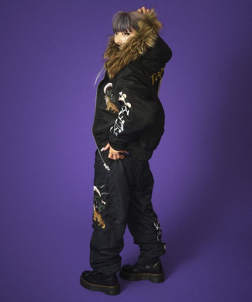 GALFY（ガルフィー） モッズコート コート YABAI犬毛フライト