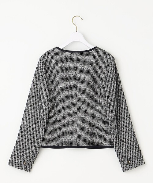 ANY SIS（エニィスィス） ジャケット ノーカラージャケット シャイニー