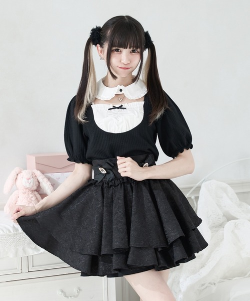 Pal elfy スカート ジャガードフレアスカート : ZOZOTOWN Yahoo