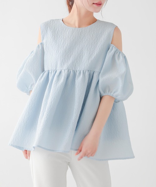 Fit more 「ZOZO限定カラー」オープンショルダージャガード