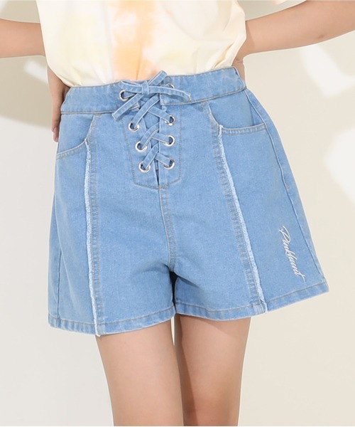 PINKHUNT（ピンクハント） パンツ 切替デニム ショートパンツ 9548K