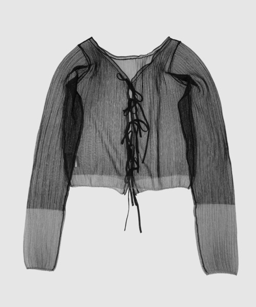 OPEN SESAME CLUB カーディガン haze rib cardigan レディース