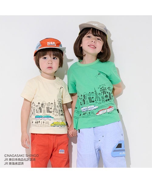 kladskap（クレードスコープ） tシャツ 街と特急電車半袖Tシャツ