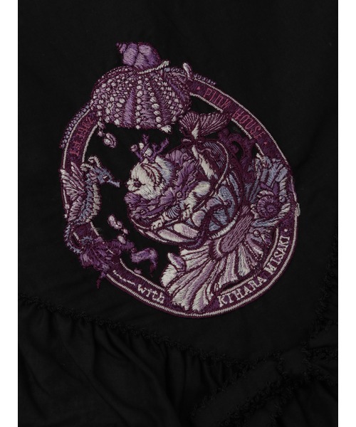 在庫処分 半額 PINK ワンダー・ザ・シー刺繍ストール マフラー ストール HOUSE 小物