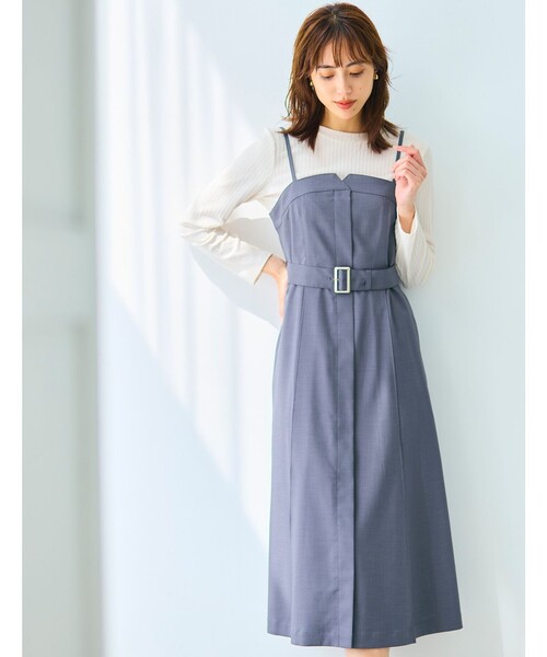 any SiS ワンピース 「2SET」ビスチェワンピース×シアーラッセル